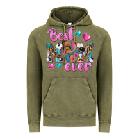 Vintage Olive Best Mom Ever Afro Woman Vintage Hoodie - texasbilliewilder