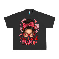 Pigment Black one loved mama messy bun Urban Heavy Tee - texasbilliewilder