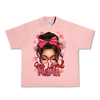 Salmon one loved mama messy bun Urban Heavy Tee - texasbilliewilder