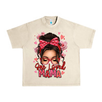 Sandshell one loved mama messy bun Urban Heavy Tee - texasbilliewilder