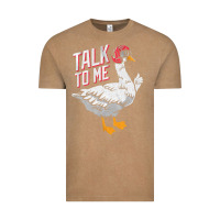 Vintage Coffee Talk To Me- Funny Goose Tee- Funny Goose Gifts Premium Vintage Tee - minhPixels