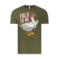 Vintage Olive Talk To Me- Funny Goose Tee- Funny Goose Gifts Premium Vintage Tee - minhPixels
