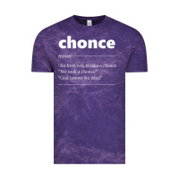 Cloud Purple Chonce Definition We Took A Chonce Risk Lover Gift Vintage Tee - minhPixels