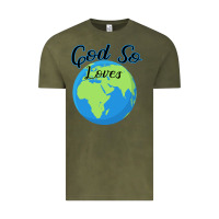 Vintage Olive God So Loves Vintage Tee - Bettercallsaul