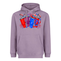 Lavender american obsessive cup Heavyweight Hoodie - CowhideDigitalArt
