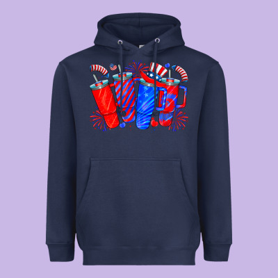 American Obsessive Cup Heavyweight Hoodie Designed By Cowhidedigitalart