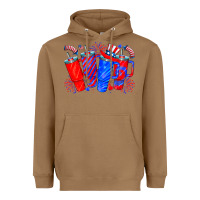 Toasted Coconut american obsessive cup Heavyweight Hoodie - CowhideDigitalArt