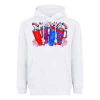 White american obsessive cup Heavyweight Hoodie - CowhideDigitalArt