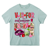 Arona v is for vodka Heavy Core Tee - NancyCooperArtShop