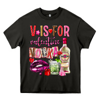 Asphalt v is for vodka Heavy Core Tee - NancyCooperArtShop