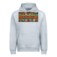 Heather Grey western wild and floral leopard  cowhide licanse plate Urban Hoodie - Artiststas