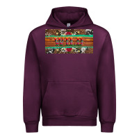 Mauve Wine western wild and floral leopard  cowhide licanse plate Urban Hoodie - Artiststas