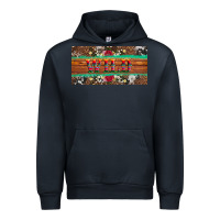 Navy western wild and floral leopard  cowhide licanse plate Urban Hoodie - Artiststas