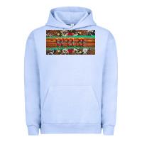 Pigment Grape Ice western wild and floral leopard  cowhide licanse plate Urban Hoodie - Artiststas