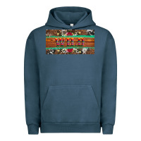 Pigment Midnight Navy western wild and floral leopard  cowhide licanse plate Urban Hoodie - Artiststas