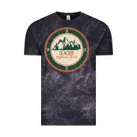 Cloud Black Glacier National Park Vintage Tee - minhPixels
