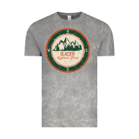 Cloud Rock Glacier National Park Vintage Tee - minhPixels