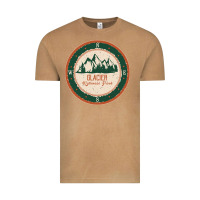 Vintage Camel Glacier National Park Vintage Tee - minhPixels