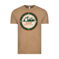 Vintage Coffee Glacier National Park Vintage Tee - minhPixels