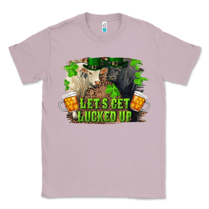 Let's Get Lucked Up Charolais And Black Angus Bull Classic Tee by RanaPortraitStore | Teevron