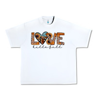 White hello fall love Urban Heavy Tee - JahusDesignShop