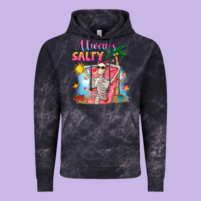 Always Salty Vintage Hoodie Designed By Nancycooperartshop