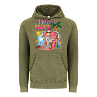 Vintage Olive Always salty Vintage Hoodie - NancyCooperArtShop