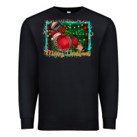 Black merry Christmas teacher Premium Sweatshirt - CowhideDigitalArt