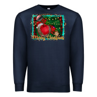 Navy merry Christmas teacher Premium Sweatshirt - CowhideDigitalArt