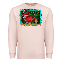 Pale Pink merry Christmas teacher Premium Sweatshirt - CowhideDigitalArt