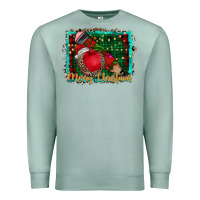 Seafoam merry Christmas teacher Premium Sweatshirt - CowhideDigitalArt