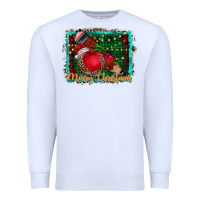 White merry Christmas teacher Premium Sweatshirt - CowhideDigitalArt