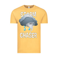 Vintage Mustard Kids Storm Chaser Boys Storm Hunter Tornado Gift Vintage Tee - minhPixels