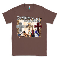 Chestnut Christmas Begins With Christ Classic Tee - Bettercallsaul