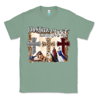 Sage Christmas Begins With Christ Classic Tee - Bettercallsaul