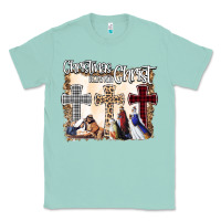 Seafoam Christmas Begins With Christ Classic Tee - Bettercallsaul