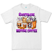 White Nightmare Before Coffee Cups Premium Tee - MaliasSmallBusiness