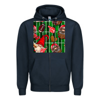 Navy american football gnomes Zipper Hoodie - BundleAndBundleShop
