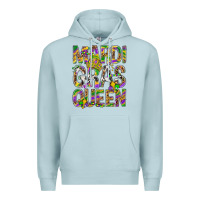 Blue Mist Mardi Gras Queen Premium Hoodie - BundleAndBundleShop