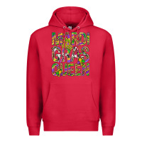 Cardinal Mardi Gras Queen Premium Hoodie - BundleAndBundleShop