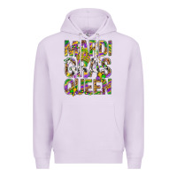 Lilac Mardi Gras Queen Premium Hoodie - BundleAndBundleShop