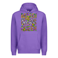 Purple Mardi Gras Queen Premium Hoodie - BundleAndBundleShop