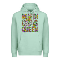 Seafoam Mardi Gras Queen Premium Hoodie - BundleAndBundleShop