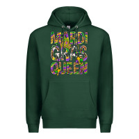 Sports Green Mardi Gras Queen Premium Hoodie - BundleAndBundleShop