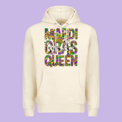 Mardi Gras Queen Premium Hoodie Designed By Bundleandbundleshop