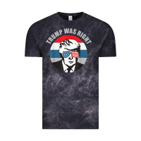 Cloud Black trump was right republican conservative political t shirt Vintage Tee - minhPixels