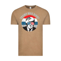Vintage Coffee trump was right republican conservative political t shirt Vintage Tee - minhPixels