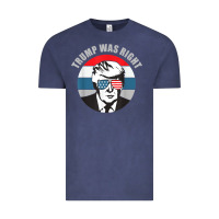 Vintage Denim trump was right republican conservative political t shirt Vintage Tee - minhPixels