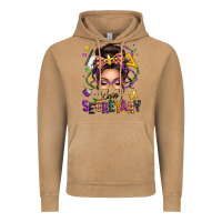 Vintage Camel mardi gras school secretary caucasian messy bun Vintage Hoodie - texasbilliewilder