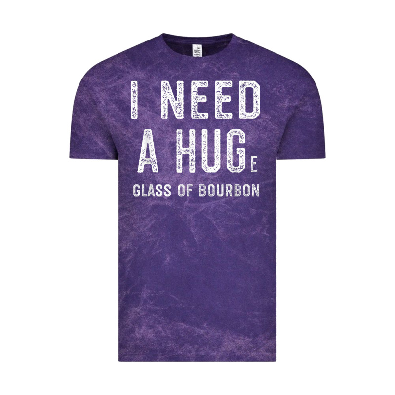 I Need A Huge Glass Of Bourbon T Shirt Bourbon Gifts For Him Vintage Tee by minhPixels | Teevron